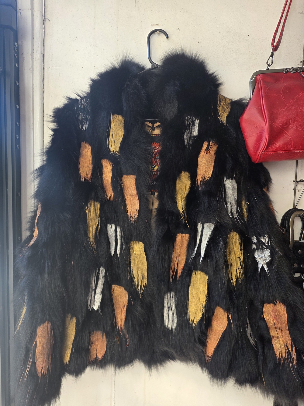 Moose Knuckles Joliette Painted Fox Fur Jacket